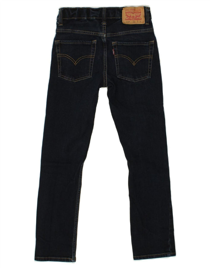LEVI'S Girls 510 Skinny Jeans 9-10 Years W25 L25 Navy Blue Cotton | Vintage Levi's | Thrift | Second-Hand Levi's | Used Clothing | Messina Hembry 
