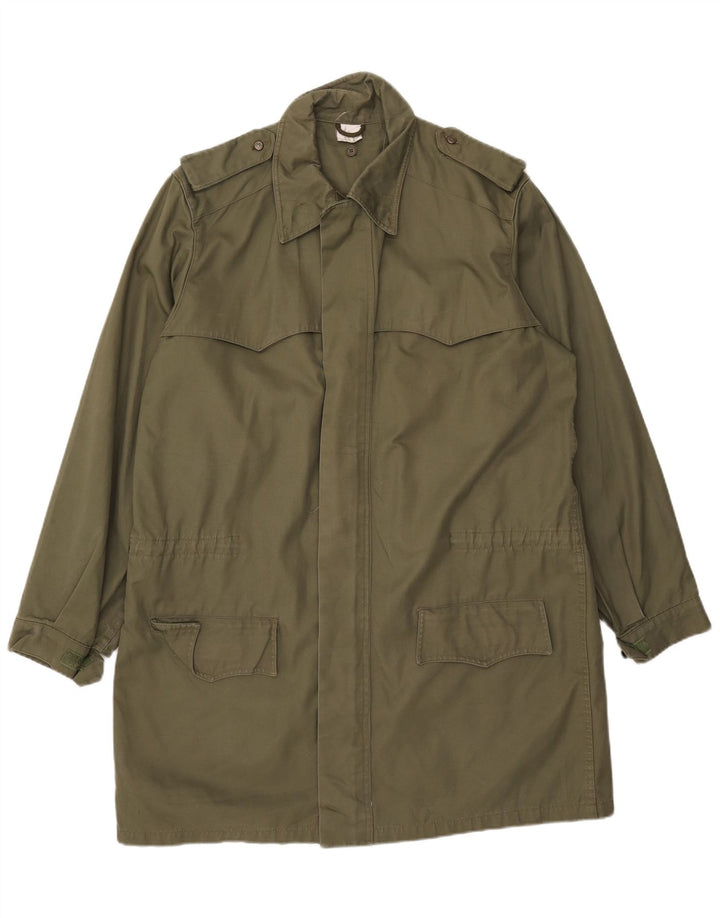 Vintage Mens Military Coat UK 42 XL Khaki