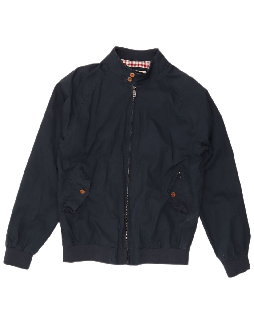 Ben Sherman Mens Bomber Jacket UK 38 Medium Navy Blue
