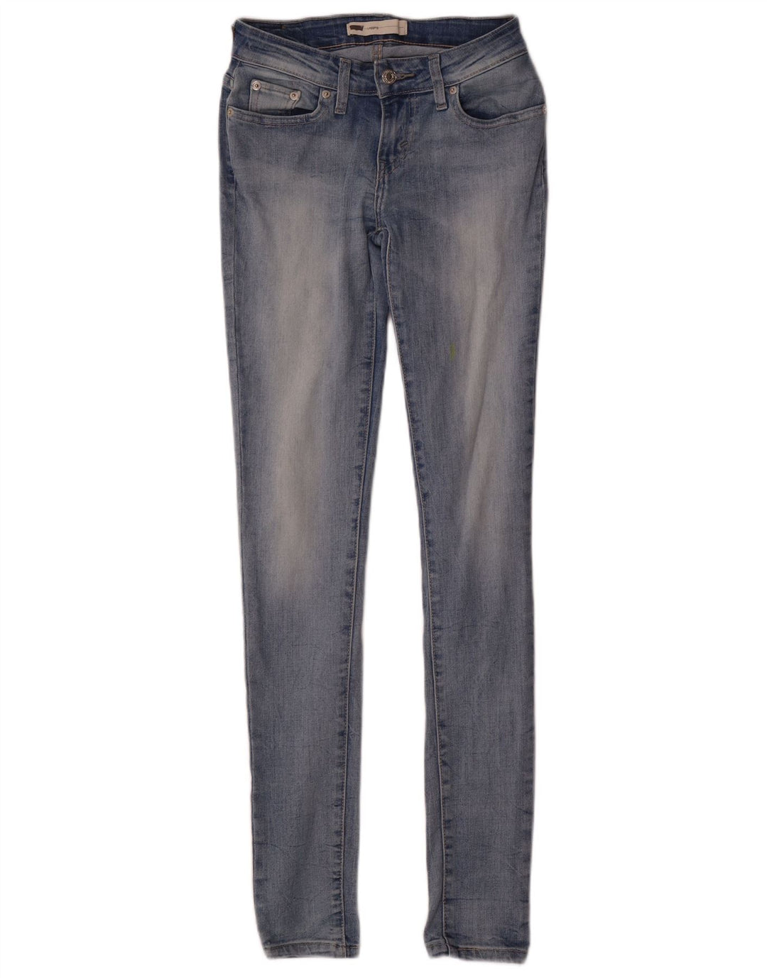 Levi's Womens Legging Skinny Jeans W25 L32 Blue Cotton