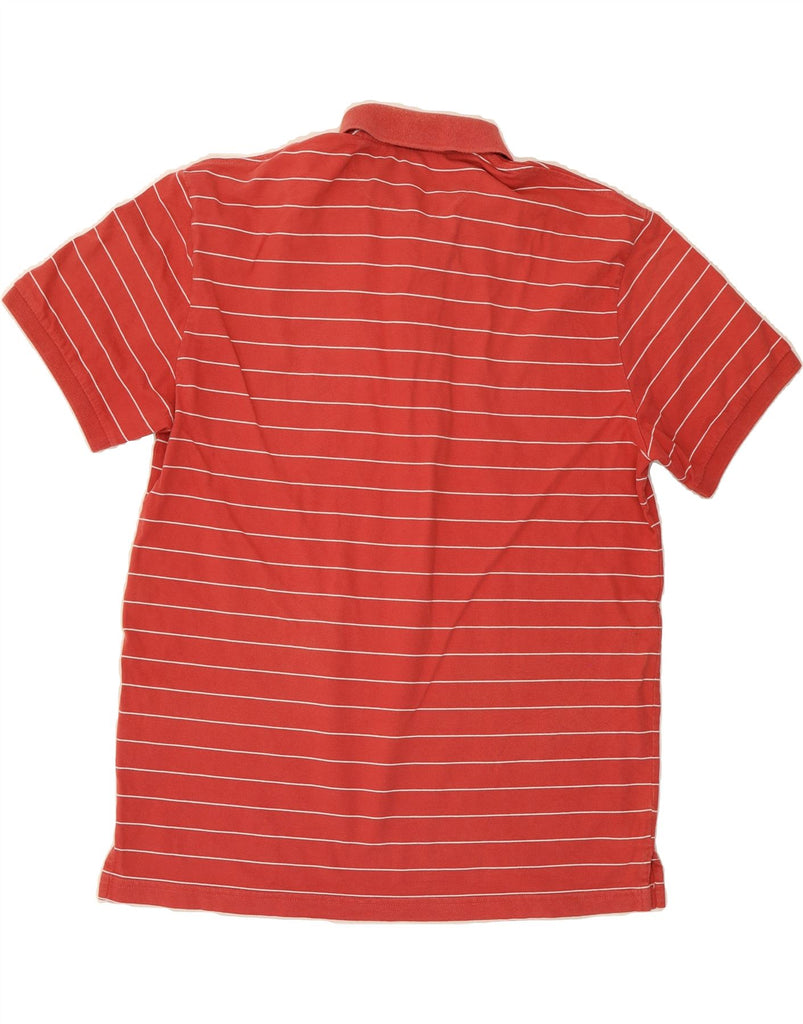 MURPHY & NYE Mens Sailmakers Polo Shirt 2XL Red Striped Cotton Vintage Murphy & Nye and Second-Hand Murphy & Nye from Messina Hembry 
