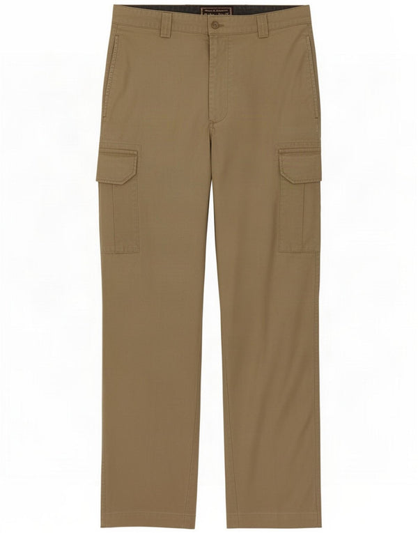 Marlboro Classics Mens Straight Cargo Trousers EU 50 Large W34 L30 Beige