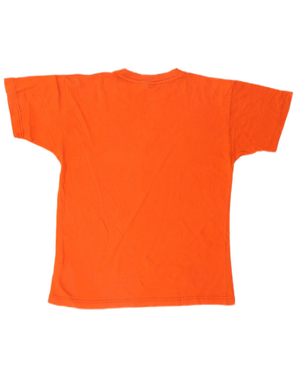 Champion Boys Graphic T-Shirt Top 11-12 Years Orange Cotton