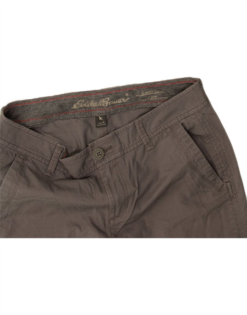EDDIE BAUER Womens Straight Cargo Trousers US 8 Medium W30 L26 Grey Vintage Eddie Bauer and Second-Hand Eddie Bauer from Messina Hembry 
