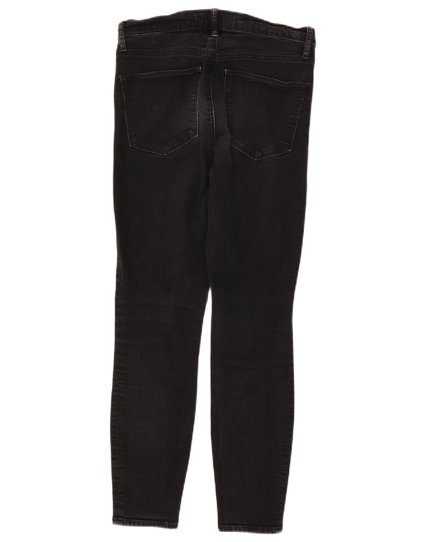 Gap Womens Super High Rise Skinny Jeans W28 L26 Black Cotton