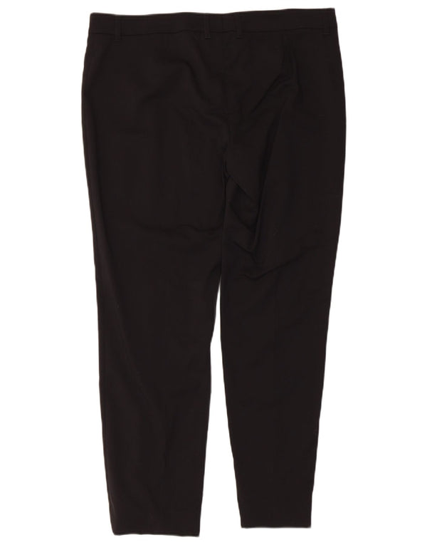 Burberry Womens Low Waist Slim Casual Trousers UK 12 Medium W36 L27 Black