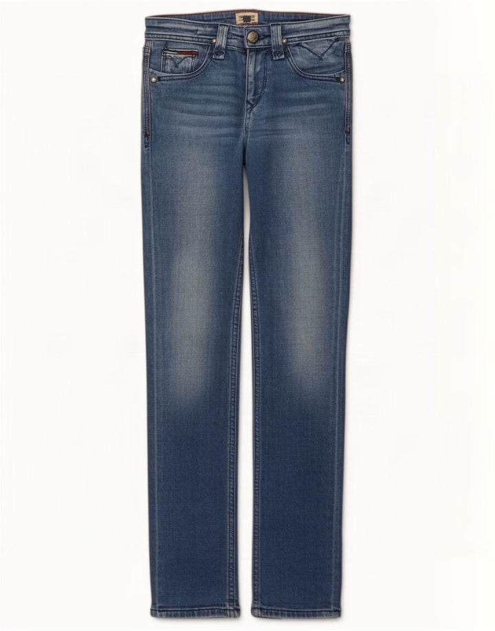 Tommy Hilfiger Womens Slim Jeans W25 L30 Blue Cotton
