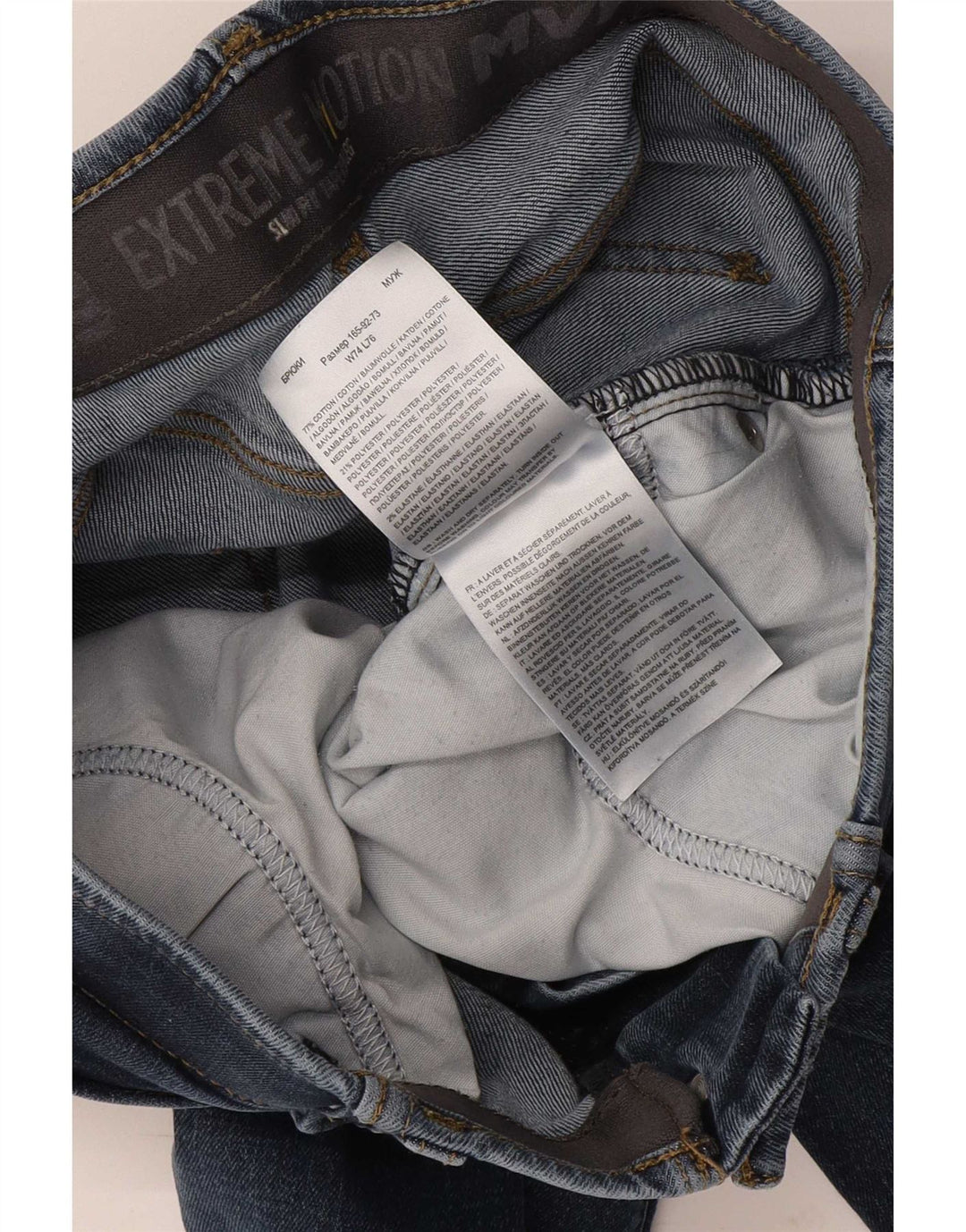 Lee Womens Extreme Motion Slim Fit Straight Jeans W29 L30 Blue