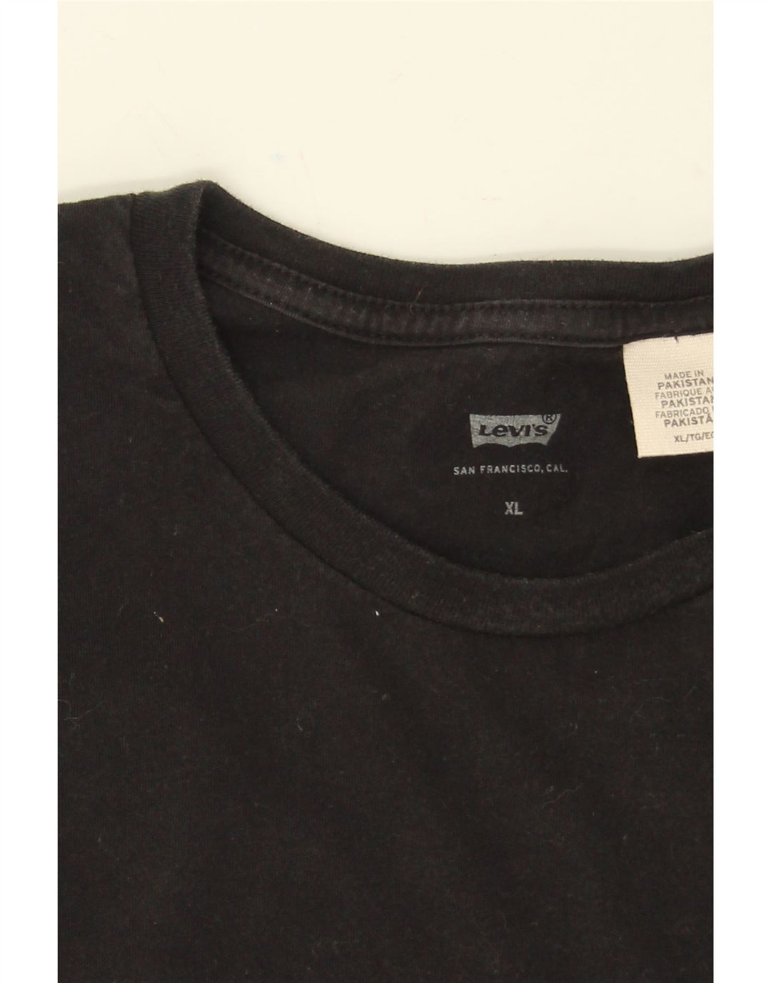 LEVI'S Mens T-Shirt Top XL Black