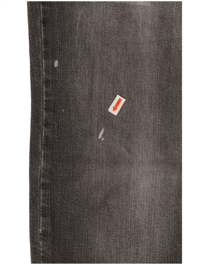 LEE Womens Straight Jeans W28 L32 Grey