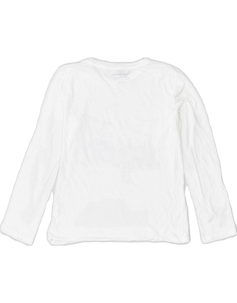 PEPE JEANS Girls Graphic Top Long Sleeve 11-12 Years Off White Cotton | Vintage | Thrift | Second-Hand | Used Clothing | Messina Hembry 