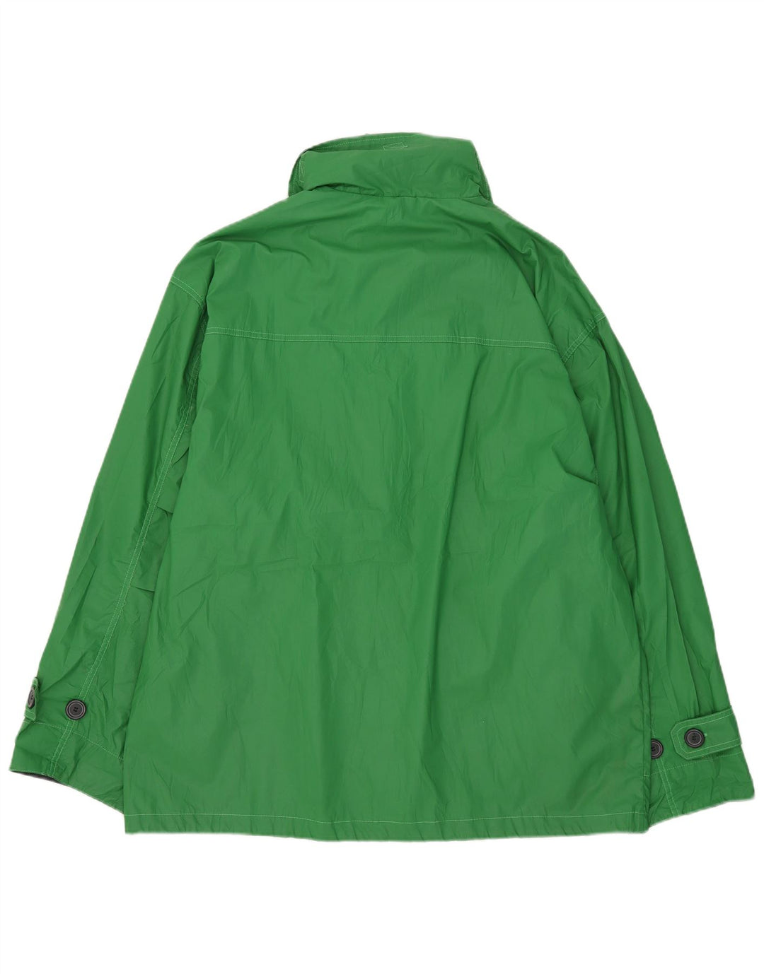 Vintage Mens Hooded Utility Jacket UK 42 XL Green Polyester