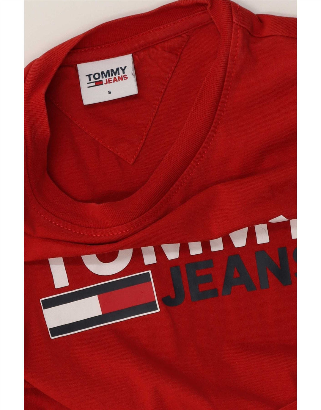 Tommy Hilfiger Mens Graphic T-Shirt Top Small Red
