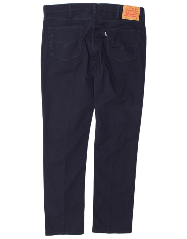 Levi's Mens 511 Slim Casual Trousers W38 L34 Navy Blue Cotton
