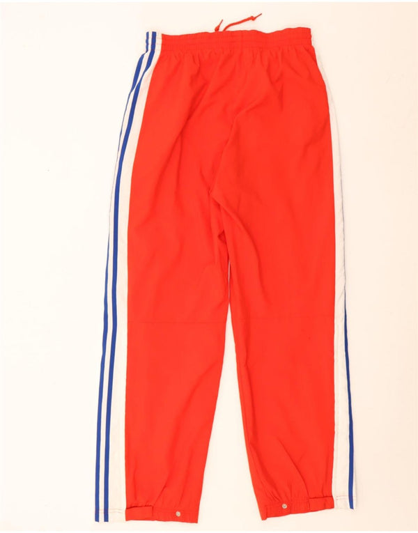 Adidas Mens Tracksuit Trousers UK 36/38 Small Red Colourblock Polyester