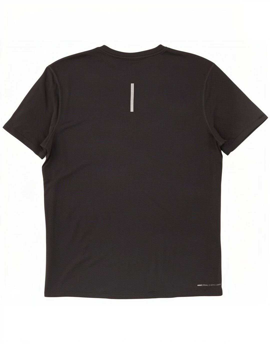 Nike Mens Running T-Shirt Top Medium Grey Geometric Polyester