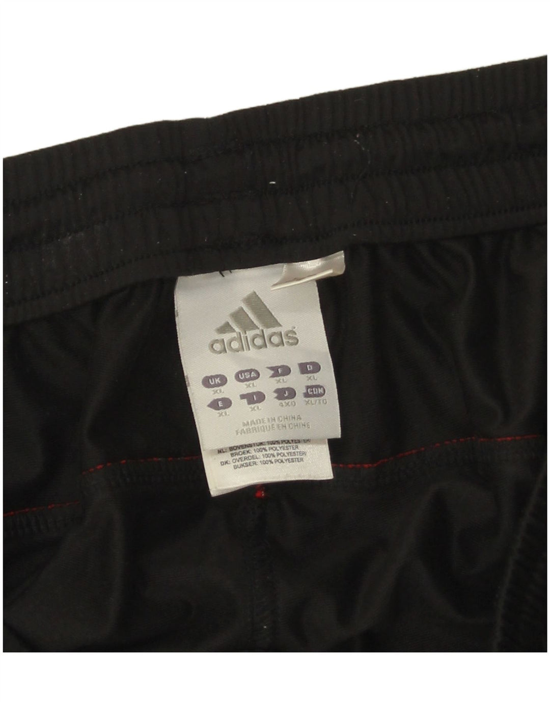 Adidas Mens Tracksuit Trousers XL  Black Polyester