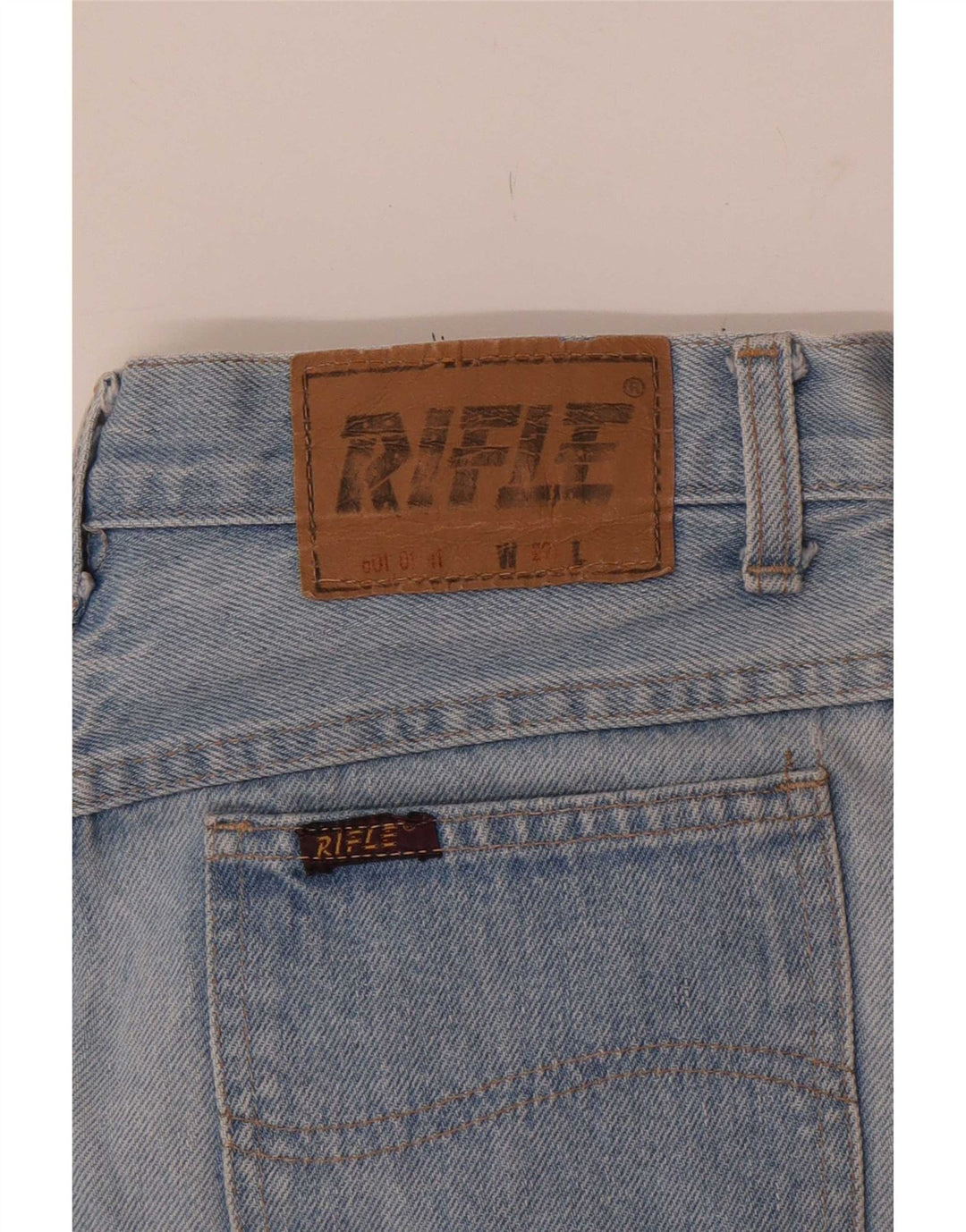 Rifle Womens Denim Skirt W29 Medium Blue
