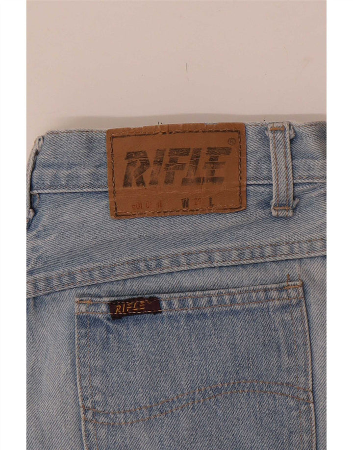 Rifle Womens Denim Skirt W29 Medium Blue