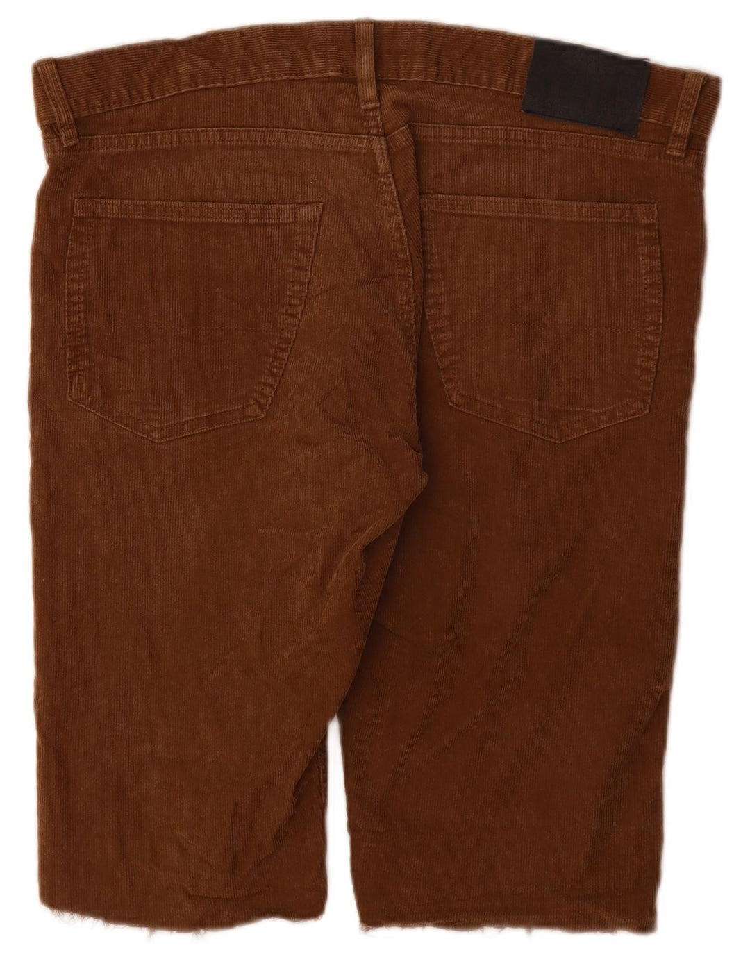 Marks & Spencer Mens Slim Corduroy Shorts W36 Large Brown