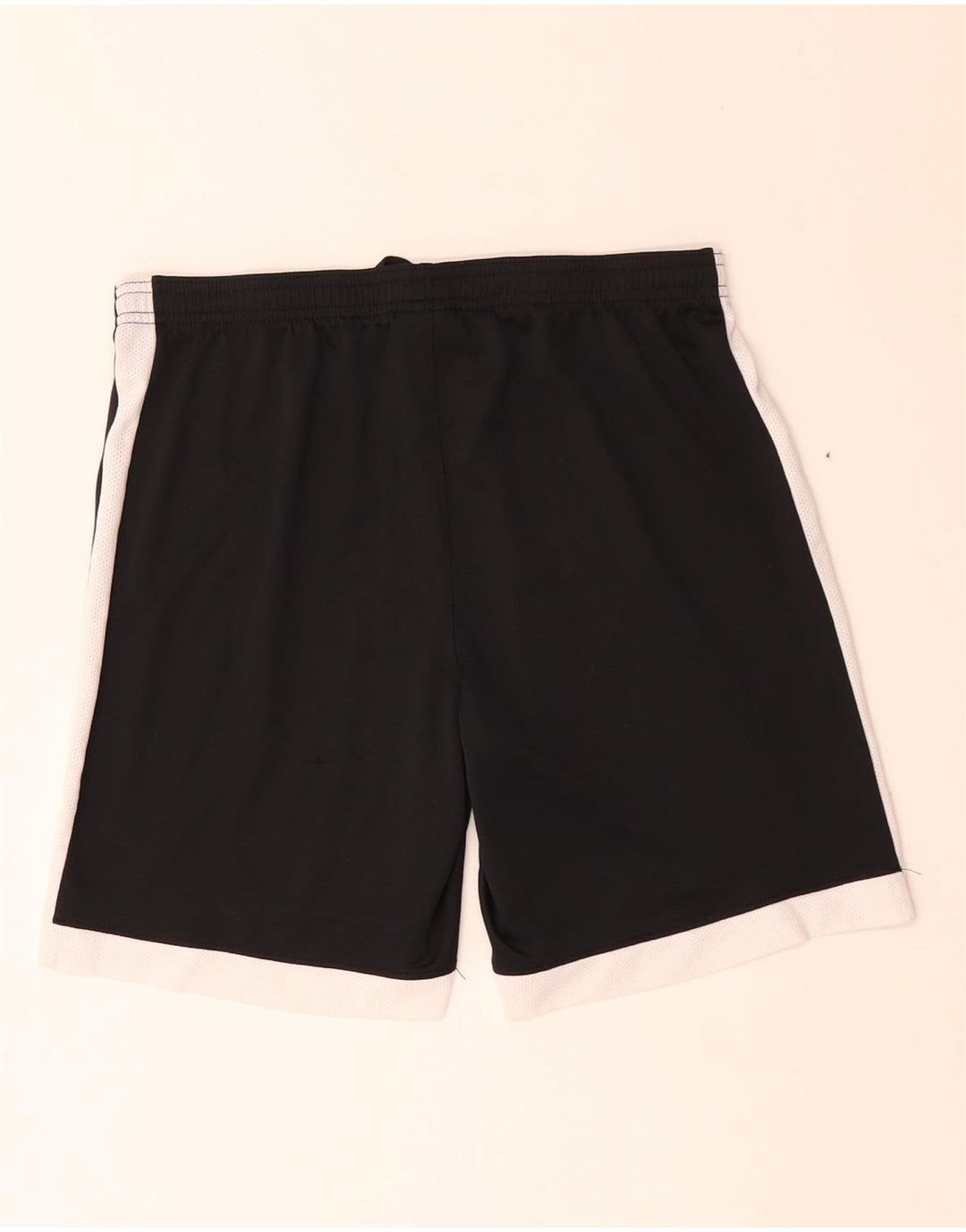 Nike Womens Dri Fit Sport Shorts UK 14 Medium  Black Colourblock Polyester