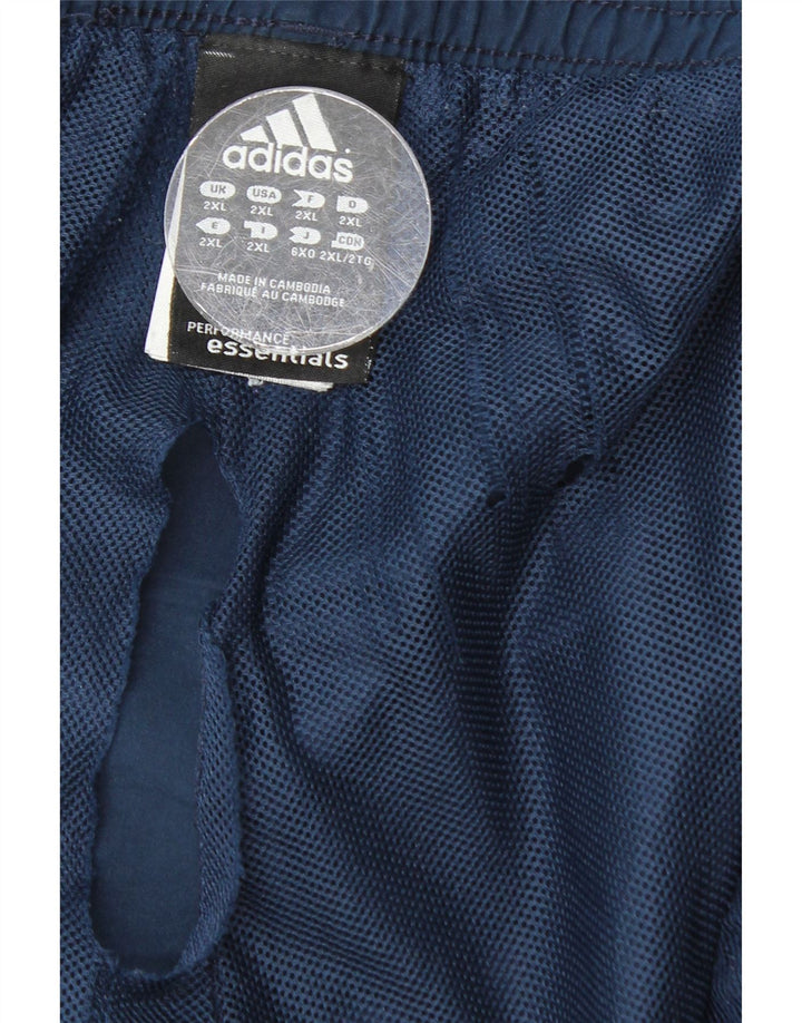 Adidas Mens Sport Shorts 2XL  Navy Blue Polyester
