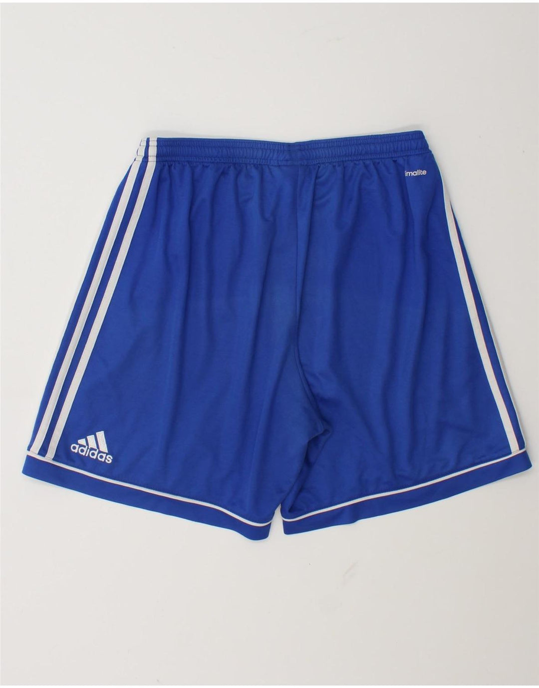 Adidas Mens Climalite Sport Shorts Large Blue Polyester