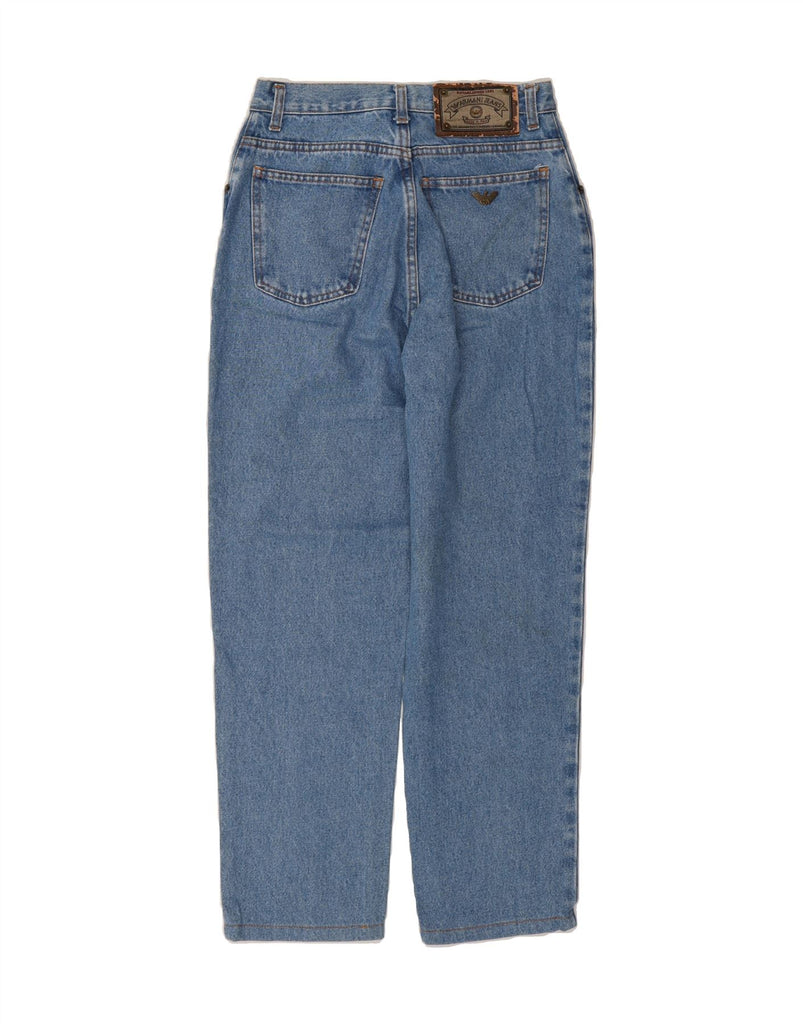 ARMANI Womens Tapered Jeans W30 L27 Blue Cotton Vintage Armani and Second-Hand Armani from Messina Hembry 
