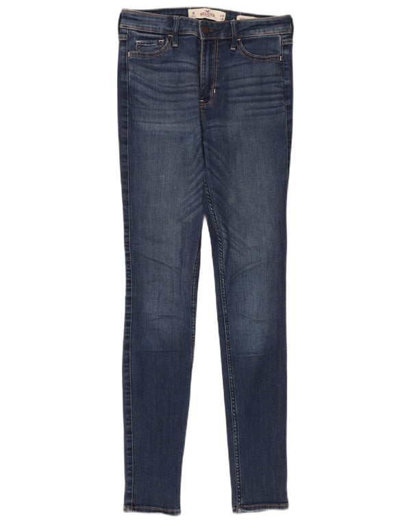 Hollister Womens High Rise Skinny Jeans W25 L30 Blue Cotton