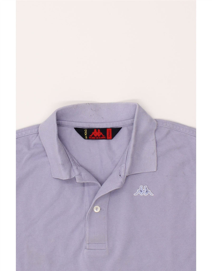 KAPPA Mens Polo Shirt XS Purple Cotton Vintage Kappa and Second-Hand Kappa from Messina Hembry 