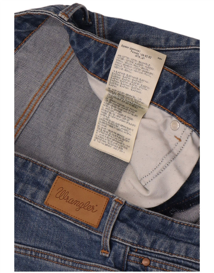 Wrangler Womens Straight Jeans W30 L32 Blue Cotton