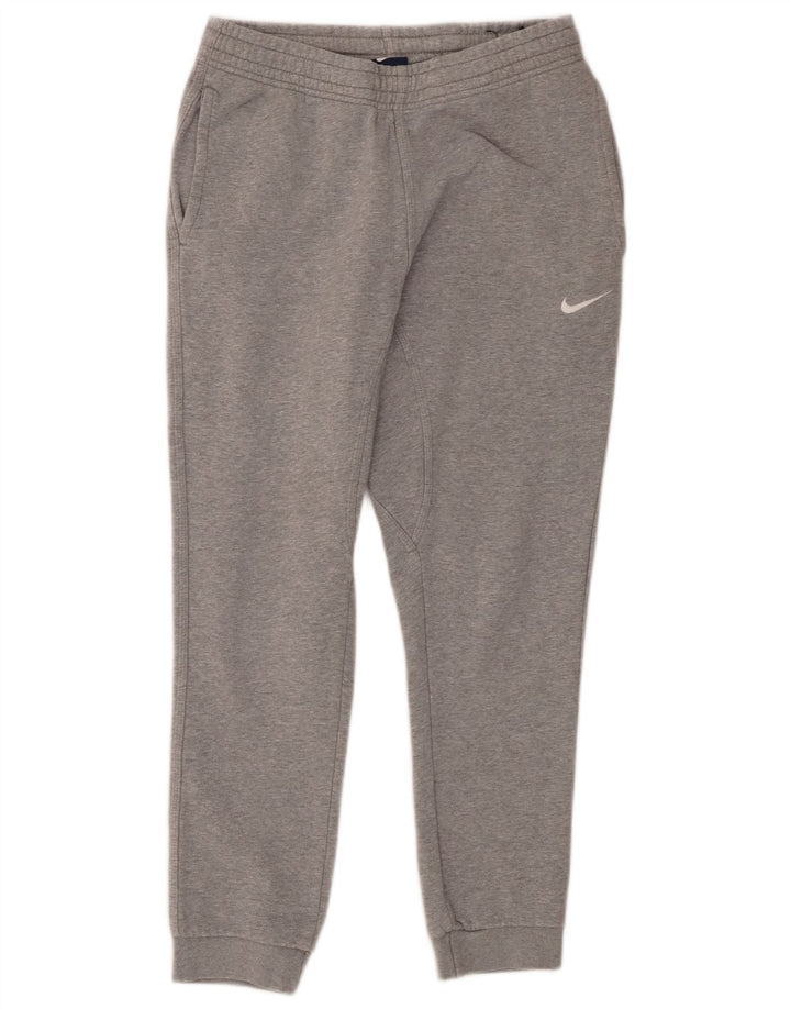 Nike Mens Tracksuit Trousers Joggers Small Grey Flecked Cotton