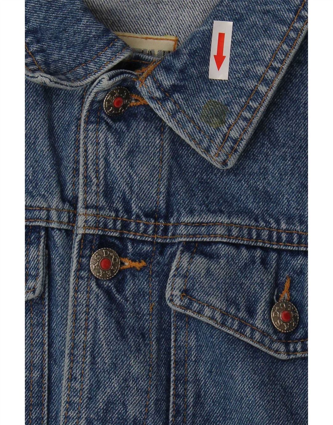 Fly Time Womens Crop Short Sleeve Denim Jacket IT 42 Medium Blue Cotton