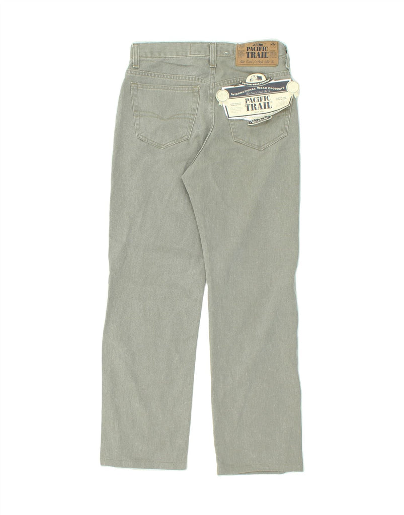 PACIFIC TRAIL Womens Straight Jeans W29 L27 Grey Cotton Vintage Pacific Trail and Second-Hand Pacific Trail from Messina Hembry 