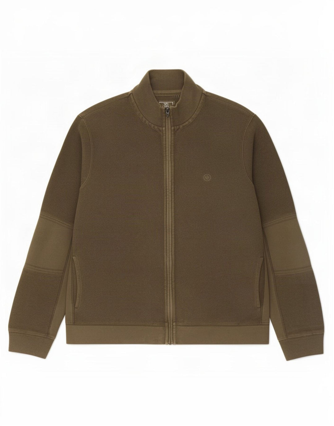 Fat Face Mens Tracksuit Top Jacket XL Khaki Cotton