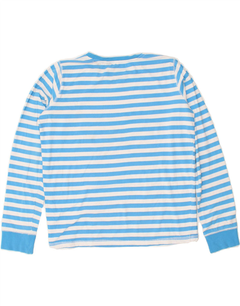 ANIMAL Boys Graphic Top Long Sleeve 13-14 Years Blue Striped Cotton | Vintage Animal | Thrift | Second-Hand Animal | Used Clothing | Messina Hembry 