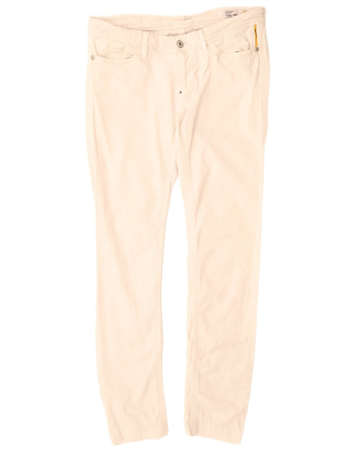 Meltin' Pot Womens Slim Jeans W36 L34 White Cotton