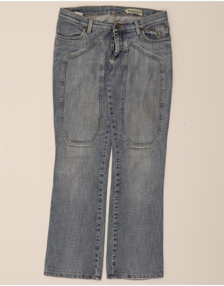 JECKERSON Womens Bootcut Jeans W29 L30 Blue Cotton Vintage Jeckerson and Second-Hand Jeckerson from Messina Hembry 