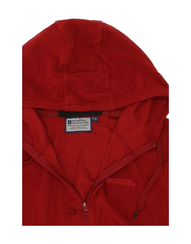 MOUNTAIN WAREHOUSE Mens Zip Hoodie Sweater Large Red Polyester | Vintage Mountain Warehouse | Thrift | Second-Hand Mountain Warehouse | Used Clothing | Messina Hembry 