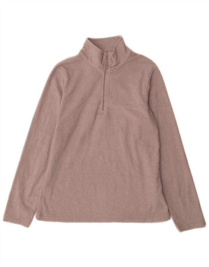 Mountain Warehouse Mens Zip Neck Fleece Jumper Medium Grey