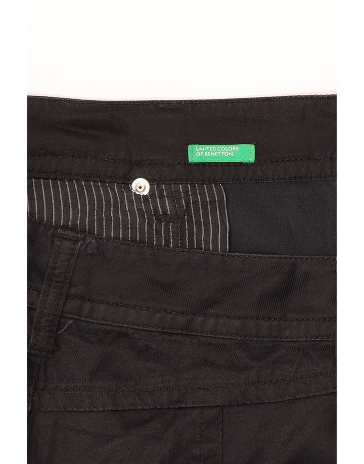 Benetton Womens Casual Shorts Medium W30 Black