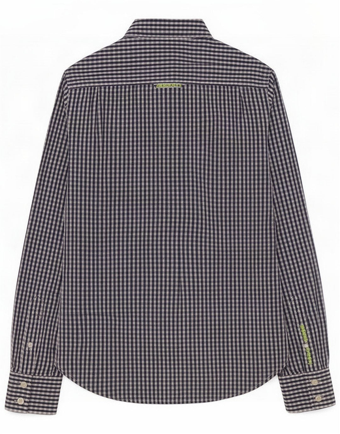 Superdry Mens Shirt Small Blue Check Cotton
