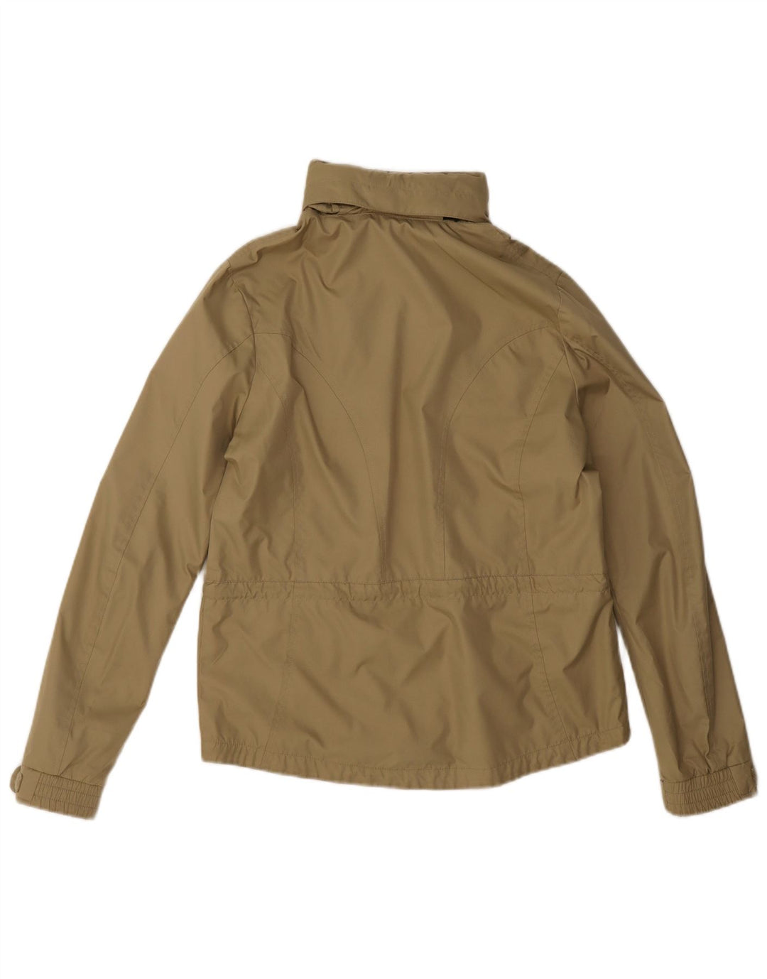 Brugi Womens Oversized Utility Jacket UK 10 Small Beige Polyester