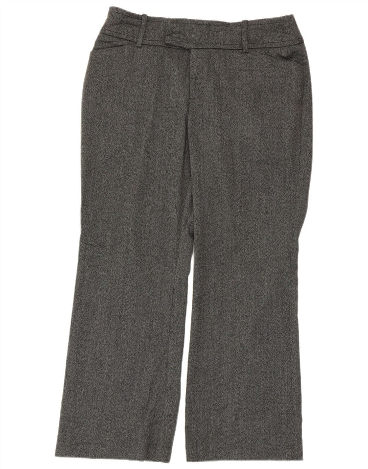 MOSSIMO Womens Straight Cropped Trousers US 10 Medium W30 L25 Grey