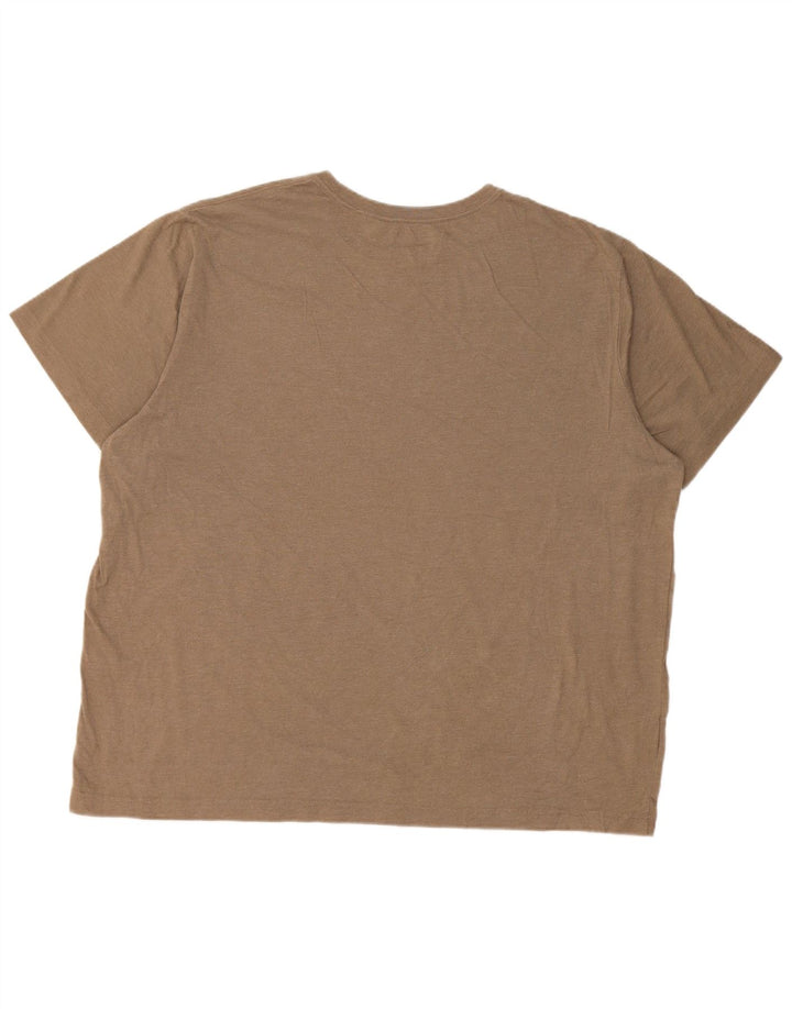 EDDIE BAUER Mens T-Shirt Top 2XL Grey Cotton