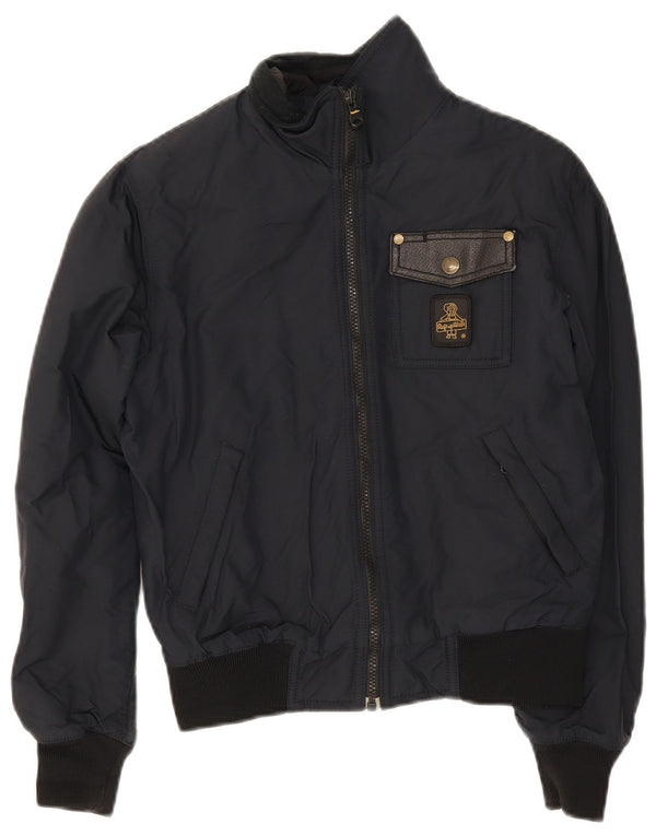 Refrigiwear Boys Bomber Jacket 11-12 Years Navy Blue Nylon