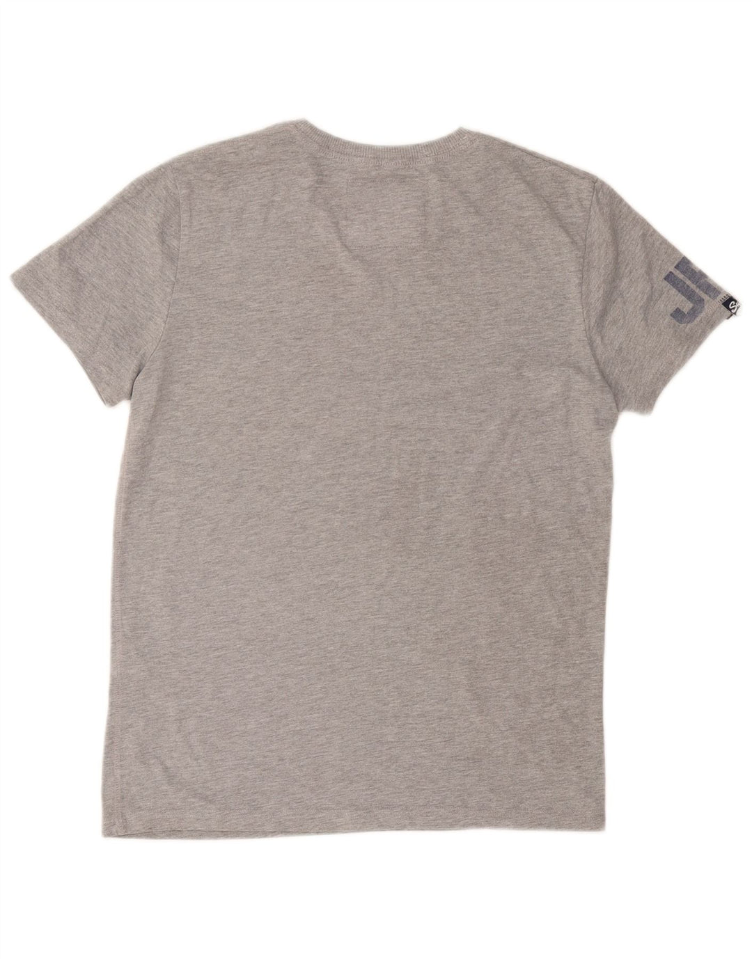 SUPERDRY Mens Graphic T-Shirt Top Medium Grey Polyester