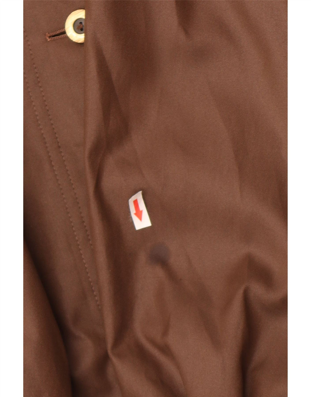 Claude Havrey Womens Trench Coat UK 14 Large Brown Polyester