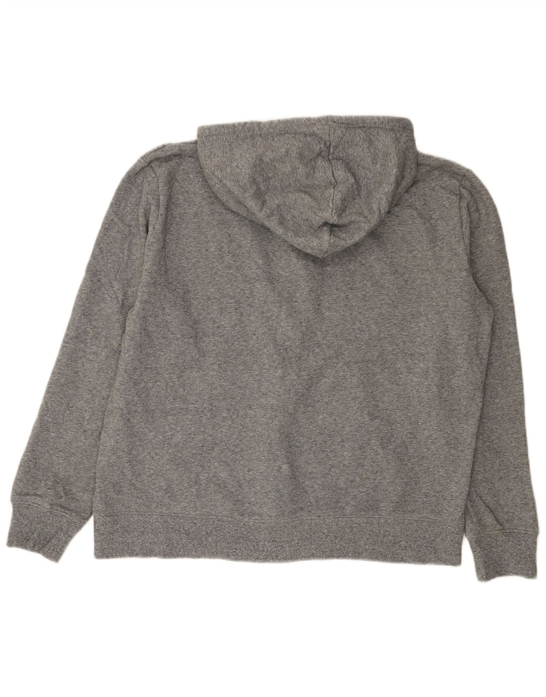 Marks & Spencer Mens Zip Hoodie Sweater XL Grey Cotton