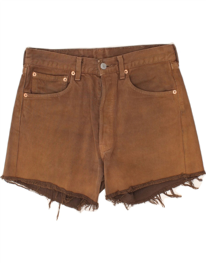 LEVI'S Womens 501 Denim Shorts W31 Medium Brown | Vintage Levi's | Thrift | Second-Hand Levi's | Used Clothing | Messina Hembry 